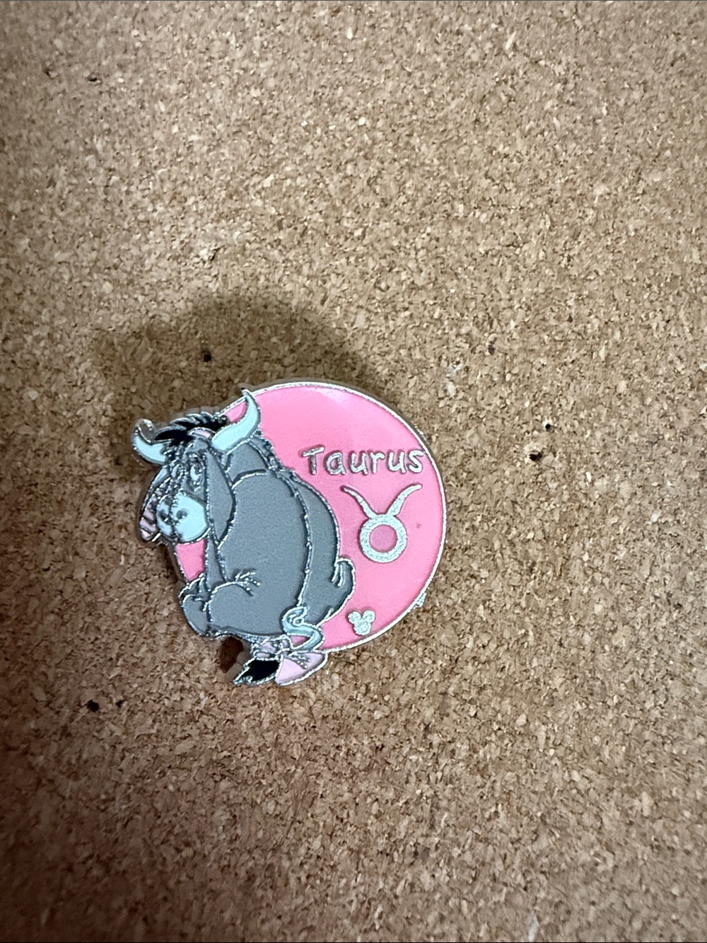 Disney Winnie Pooh Eeyore Zodiac Sign Taurus Hidden Mickey Pin